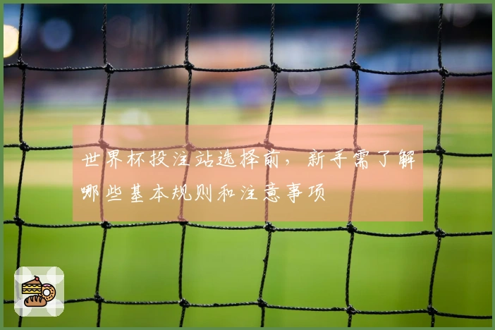 世界杯投注站选择前，新手需了解哪些基本规则和注意事项